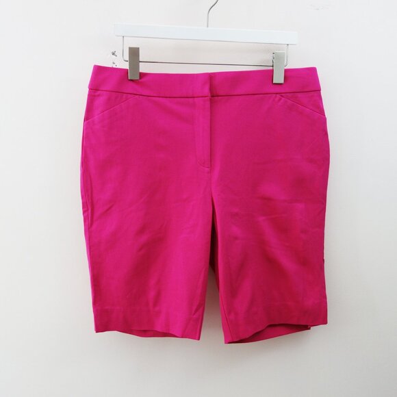 Chicos Secret Stretch Bermuda Shorts Berry Pink (Sz 12 Chico 2) NWT! - Picture 1 of 9